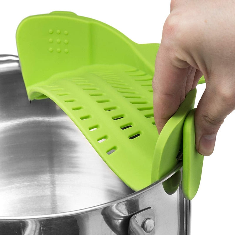 No Spill Pot Strainer