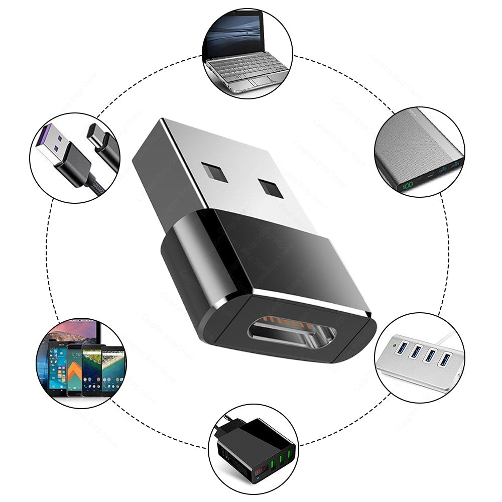 USB-A to USB-C Adapter for IPhone 12 and up models