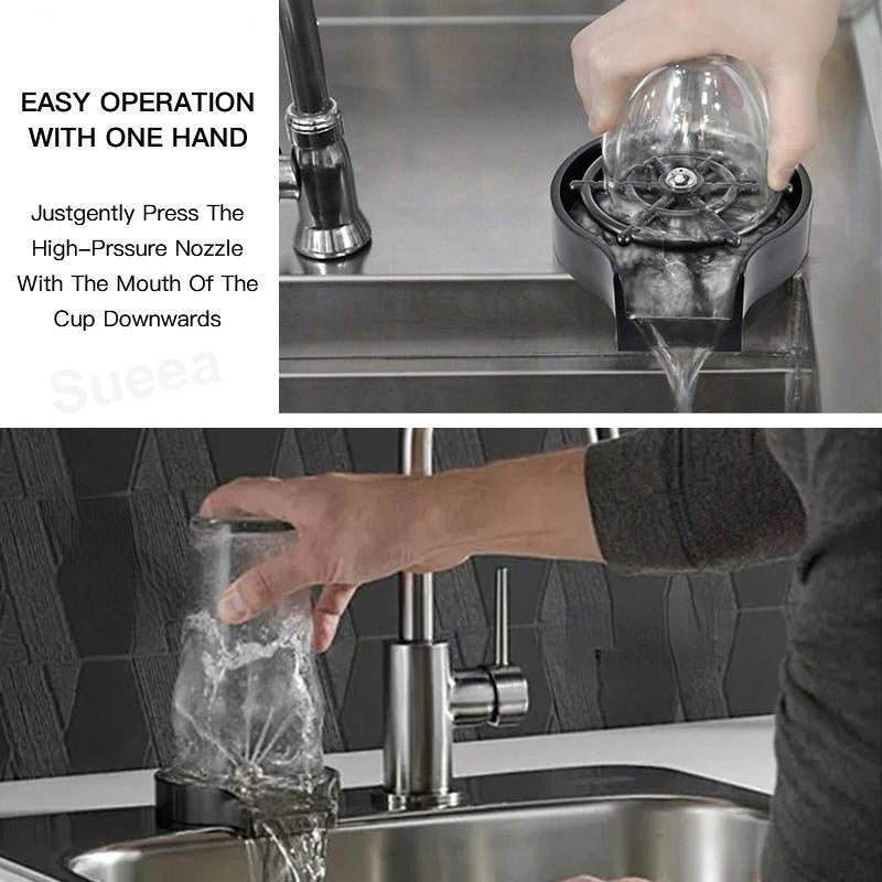Automatic Faucet Glass Rinser