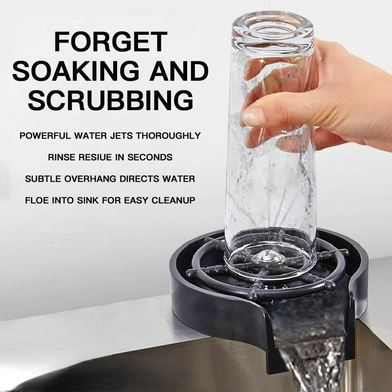 Automatic Faucet Glass Rinser
