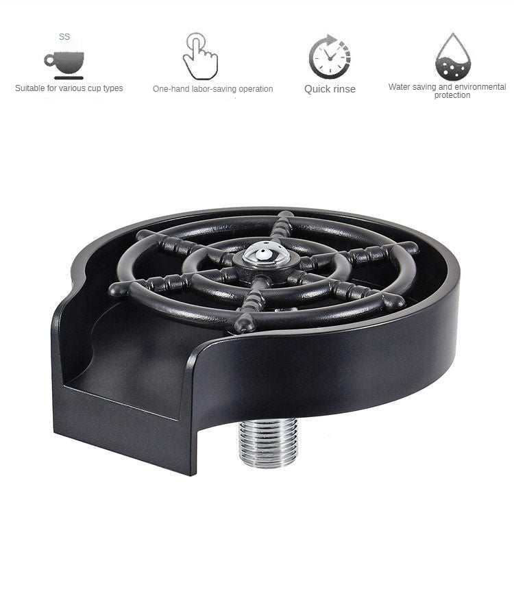 Automatic Faucet Glass Rinser